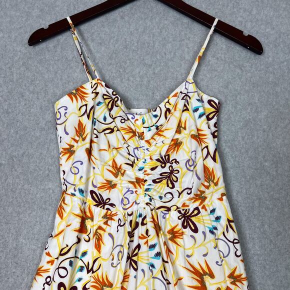 A.L.C. Lilah Floral Sleeveless Maxi Dress Size 2 Side Pockets - Picture 3 of 11